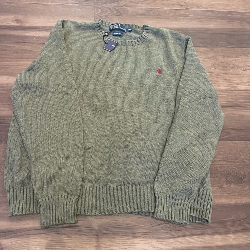 Men’s 💯 Pima Cotton Ralph Lauren Crew Neck Sweater. NTW